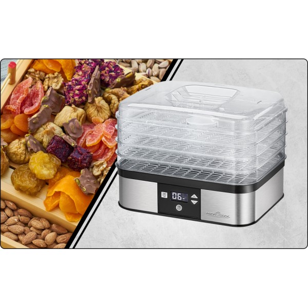 Naujas vaisių ir daržovių džiovintuvas Proficook PC-DR 1116, 350 W Naujas vaisių ir daržovių džiovintuvas Proficook PC-DR 1116, 350 W